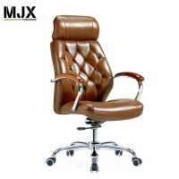 Classical popular high back best quality executive chair with 350mm chrome metal base