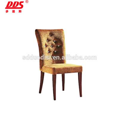 2017 high quality metal frame fabric covering Restaurant furniture chair A007