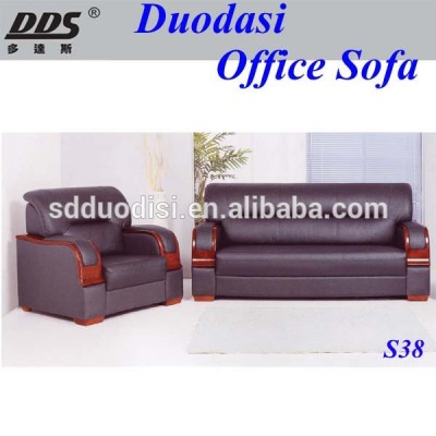 simple modern top grain imported leather wooden sofa set designs and prices S38